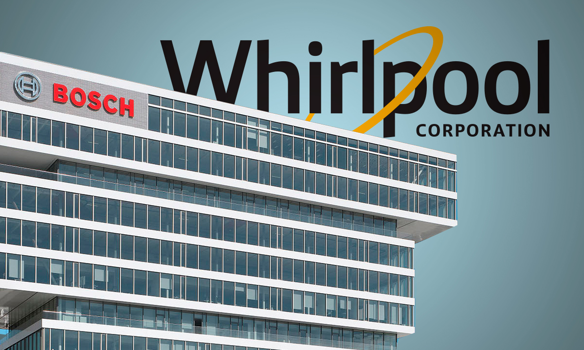 Bosch sopesa hacer una oferta de compra a Whirlpool; busca expandir su unidad de electrodomésticos