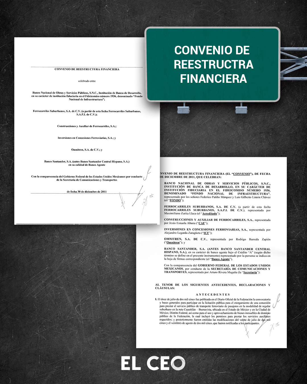 Omnitren, S.A. de C.V., vinculada a la familia Alcántara Rojas, es accionista del Tren Suburbano