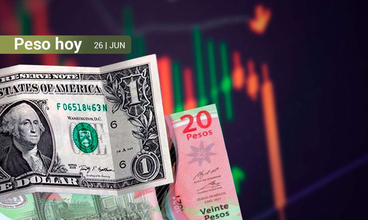 Peso mexicano cierra su peor día en las últimas 10 sesiones ante el dólar