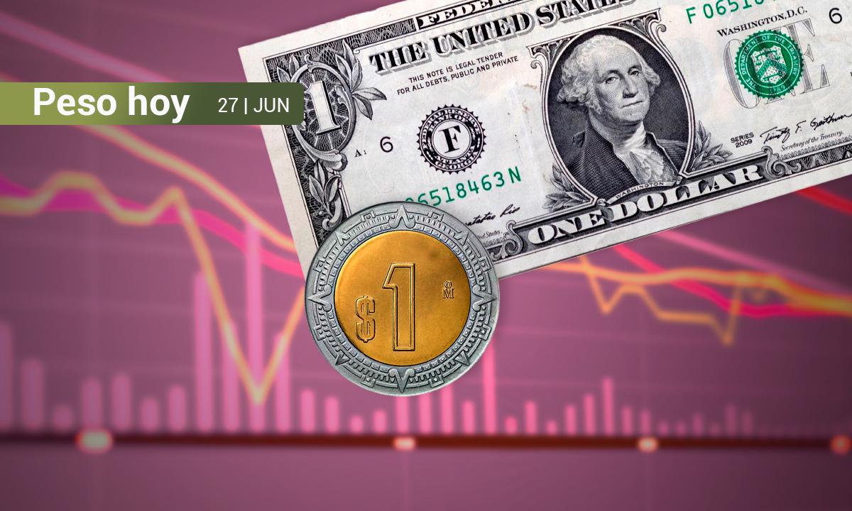 Peso mexicano suma tres caídas ante el dólar tras los anuncios de Banxico y Sheinbaum