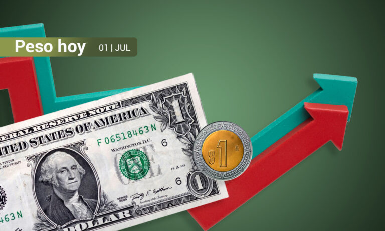 Peso mexicano arranca la segunda mitad del año con una nueva pérdida ante el dólar
