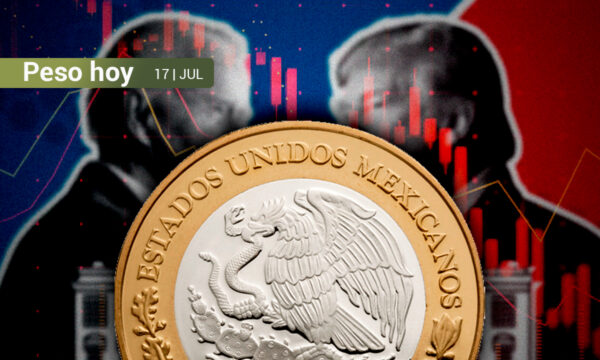 Peso mexicano retrocede ante comentarios de Biden y Trump sobre las empresas chinas