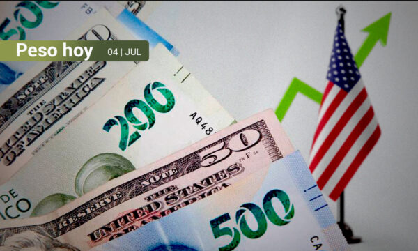 Peso mexicano suma tres sesiones con ganancias y toca su mejor nivel en ocho jornadas