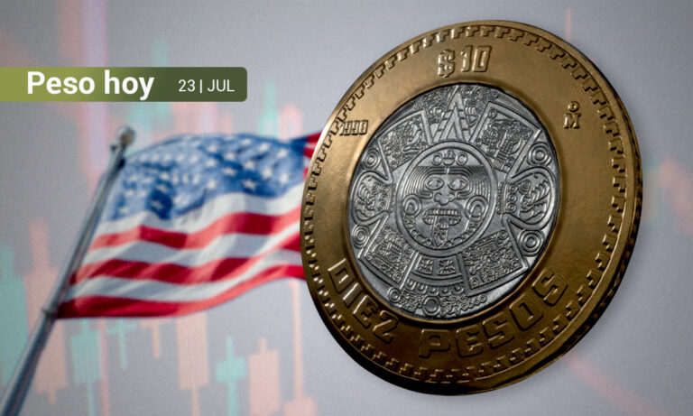 Peso mexicano registra su peor nivel en casi un mes presionado por la incertidumbre política en EU