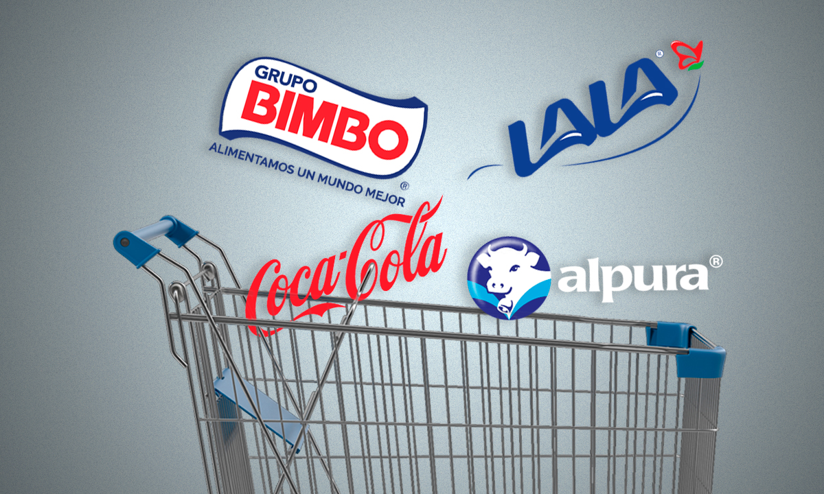 Las cinco marcas más compradas en los supermercados en México