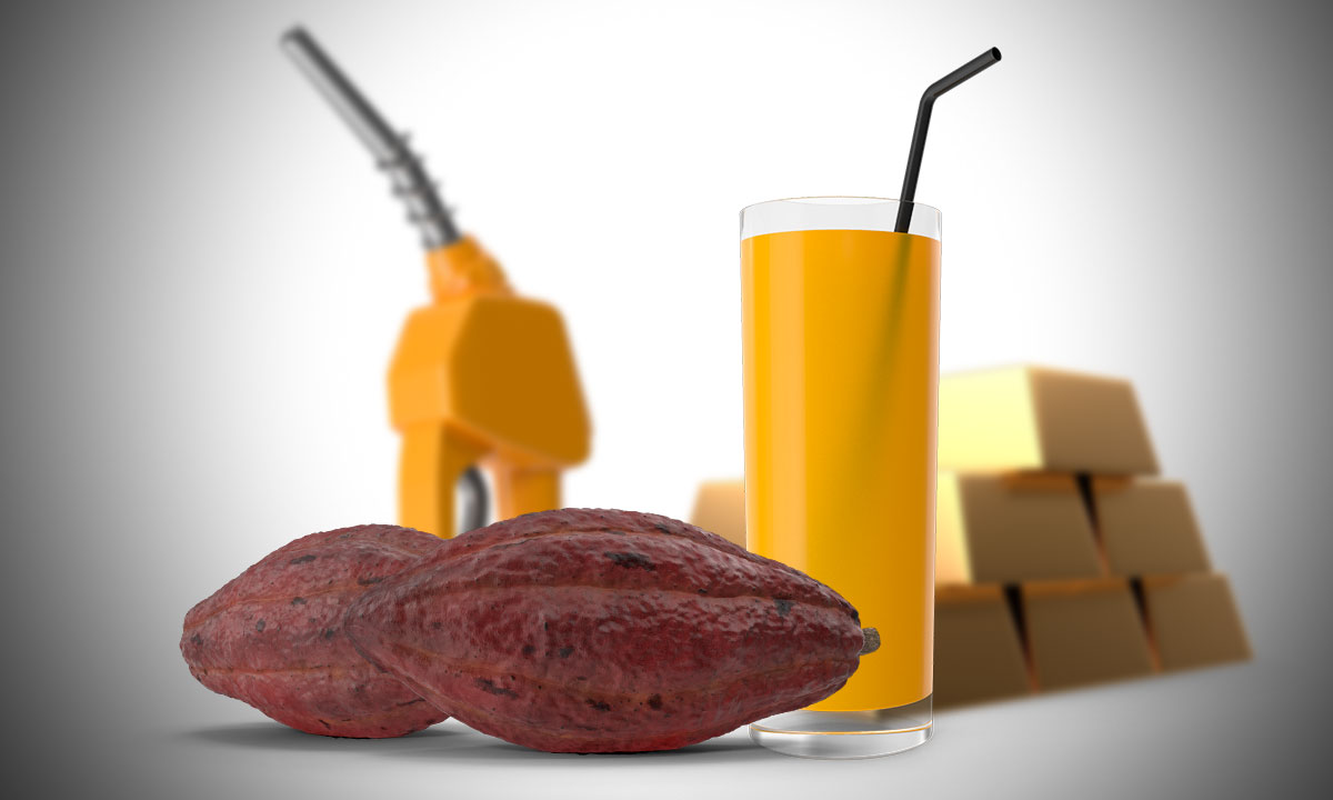 Cacao y jugo de naranja superan al petróleo y oro como los commodities más apreciados en 2024