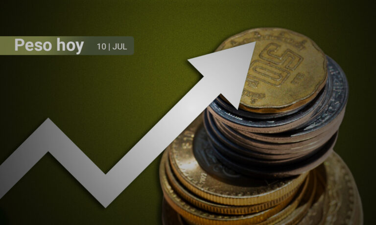Peso mexicano sigue recuperándose y logra su mejor nivel en un mes
