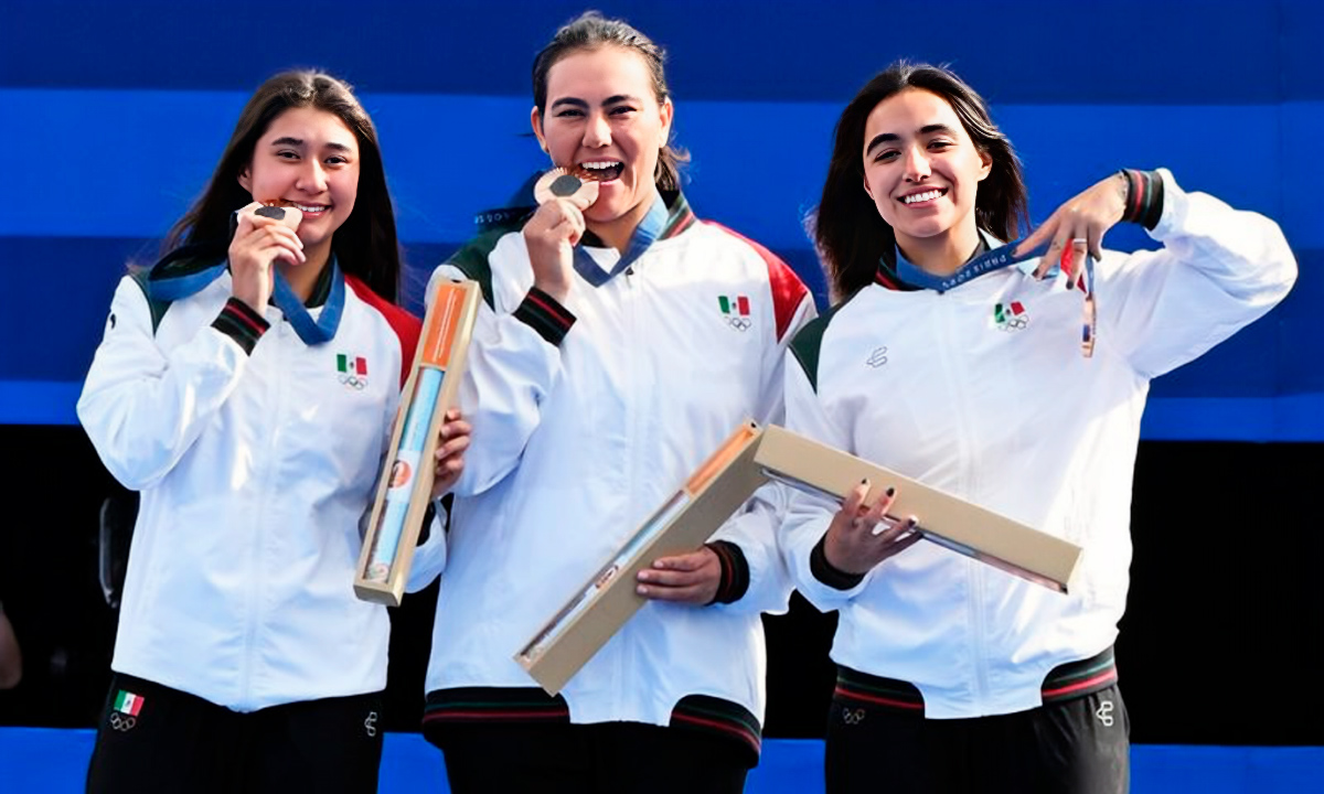 México obtiene su primer bronce en París por tiro con arco