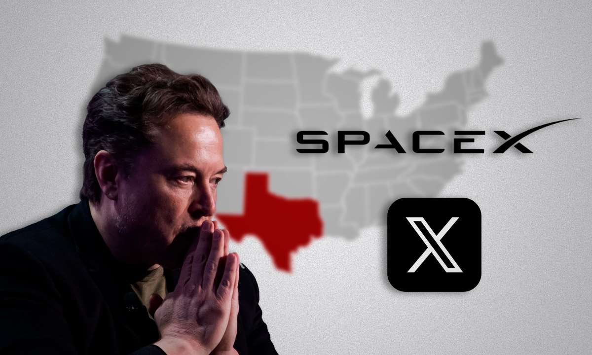 Elon Musk se molesta con California y mudará a sus empresas SpaceX y X a Texas