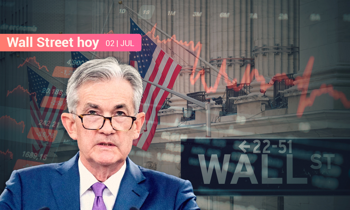 Wall Street recibe impulso de Jerome Powell; BMV apunta pérdidas