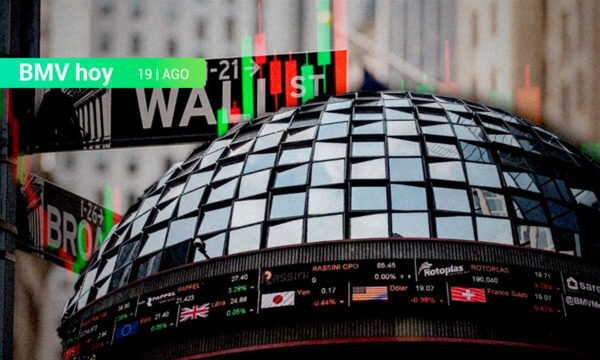 BMV y Wall Street cierran en rojo ante la espera de nuevos datos económicos en México y EU