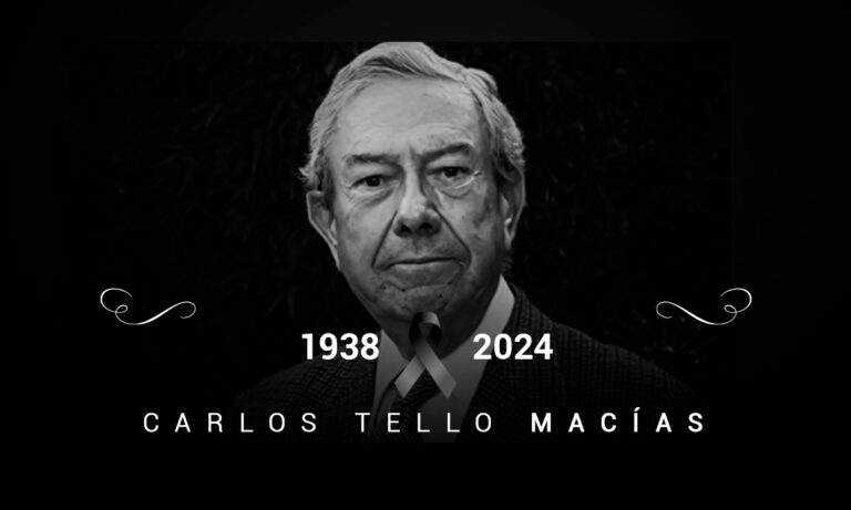 Fallece el economista y exdiplomático mexicano, Carlos Tello Macías, a los 86 años