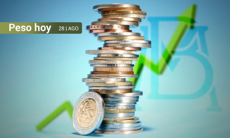 Peso mexicano intenta recuperarse y avanza 0.36% tras el informe trimestral de Banxico
