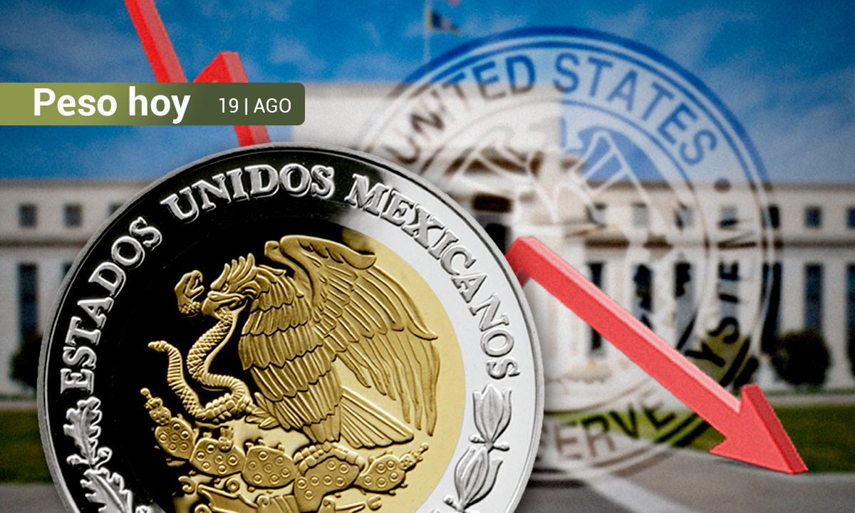 Peso mexicano frena racha de cuatro sesiones al hilo con ganancias frente al dólar