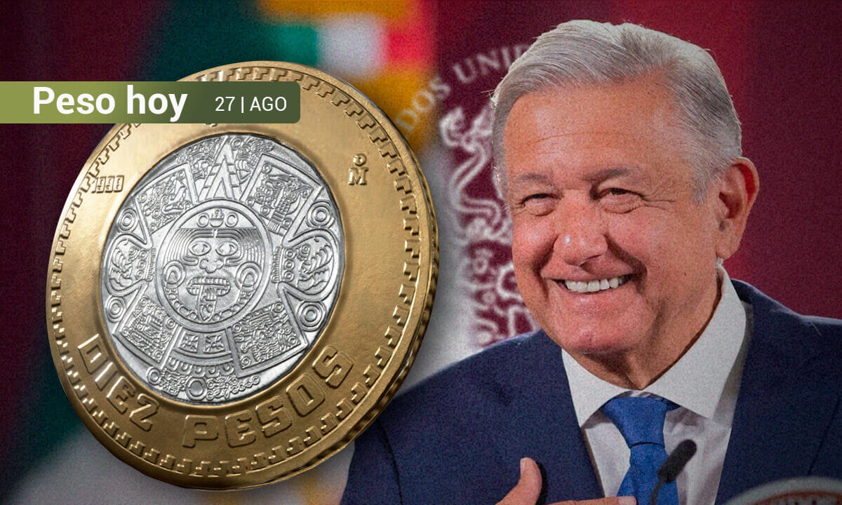 Peso mexicano, en su peor nivel desde diciembre de 2022 tras desacuerdo de AMLO con EU