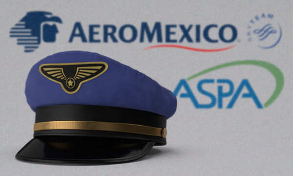 Negociaciones entre Aeroméxico y sindicato van por buen camino, pero pilotos se manifiestan