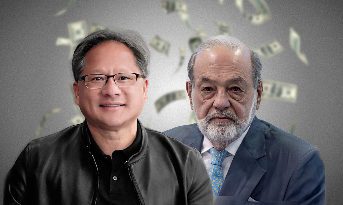 Jensen Huang, de Nvidia: del club de los 100,000 mdd al grupo de Carlos Slim