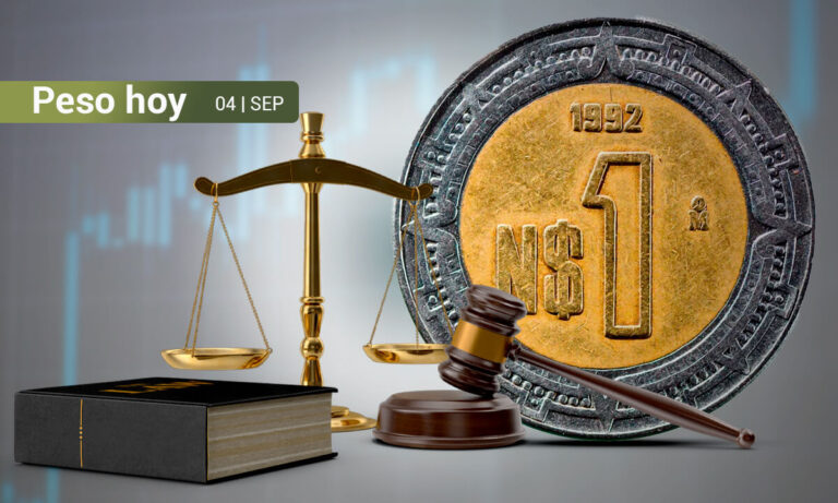Reforma al Poder Judicial presiona al peso y lo lleva a su peor nivel desde octubre de 2022