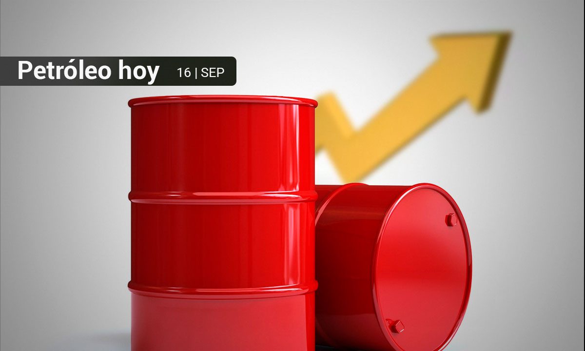 Precios del petróleo suben por interrupción en Golfo de México y eventual recorte de la Fed