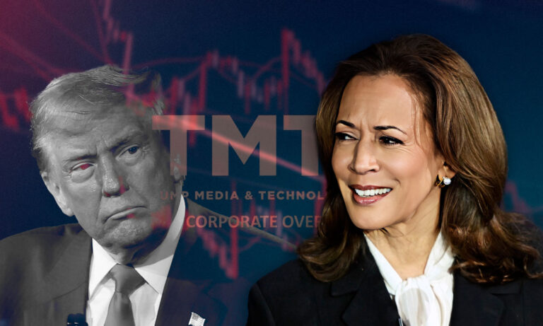 Trump Media se desploma en bolsa tras el debate presidencial entre el magnate y Kamala Harris