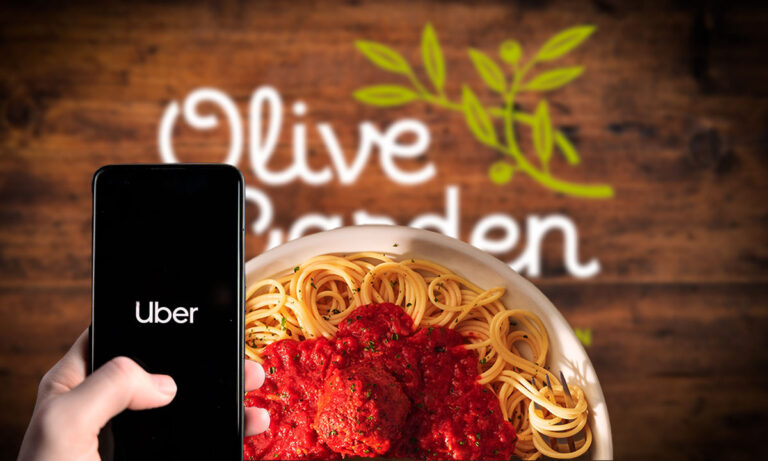 Uber tiene un nuevo aliado: llega a un acuerdo de entregas con Olive Garden