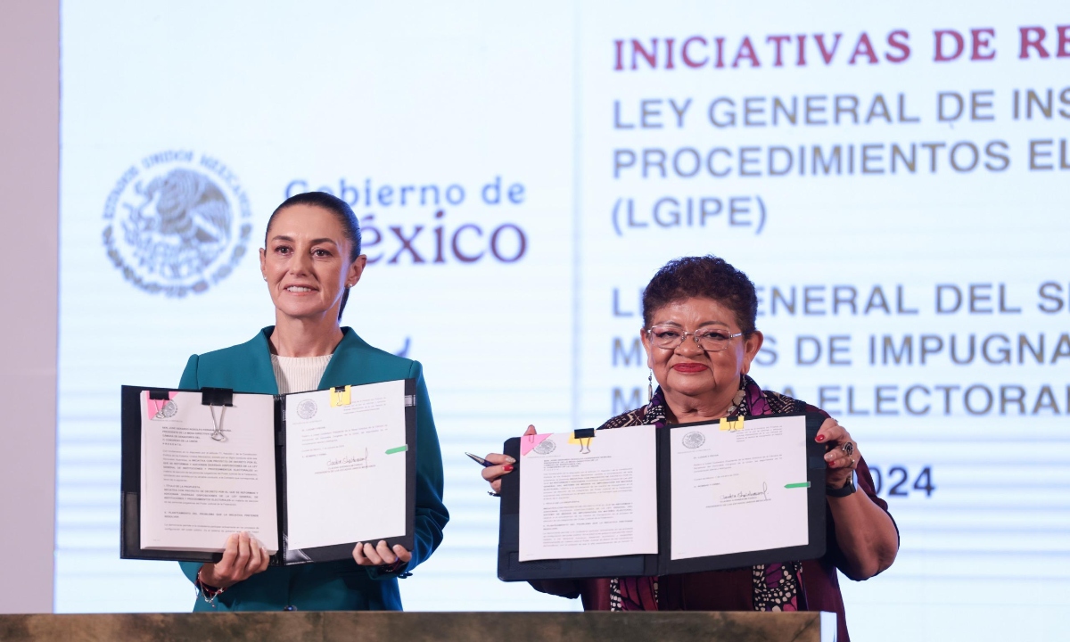 Claudia Sheinbaum y Ernestina Godoy