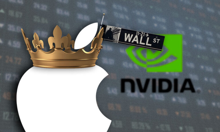 Apple alcanza máximos históricos mientras Nvidia se aleja de la ‘corona’ de Wall Street