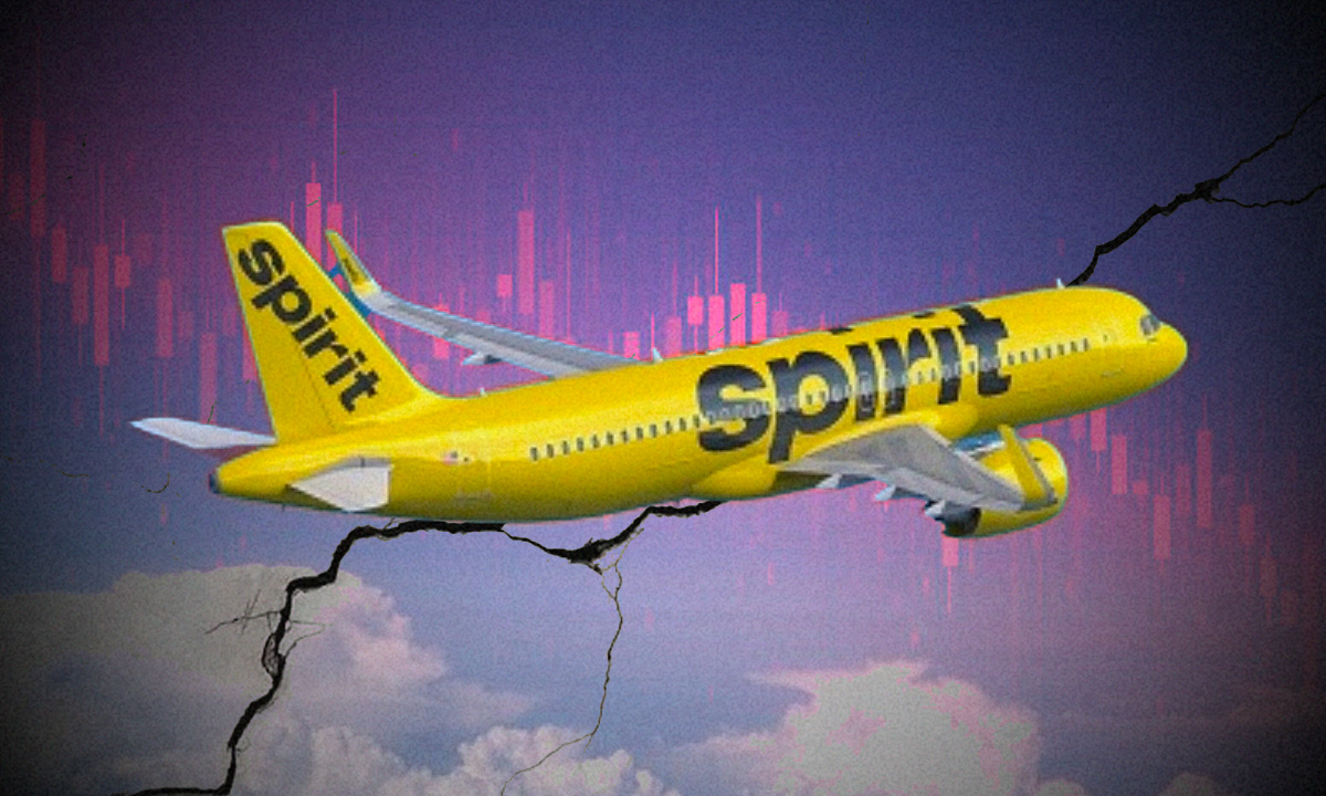 Spirit Airlines atraviesa una turbulencia en el mercado ante una posible declaración de quiebra