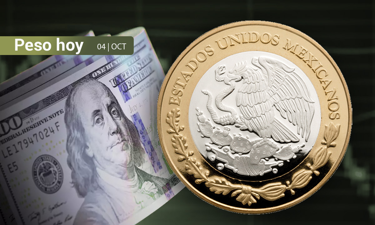 Peso mexicano toca su mejor nivel en 12 días y corta su mala racha semanal