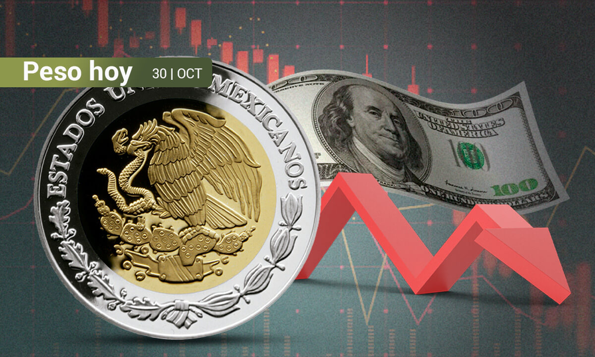 Peso se espanta ante el PIB de México y EU; toca su peor nivel frente al dólar en más de 2 años