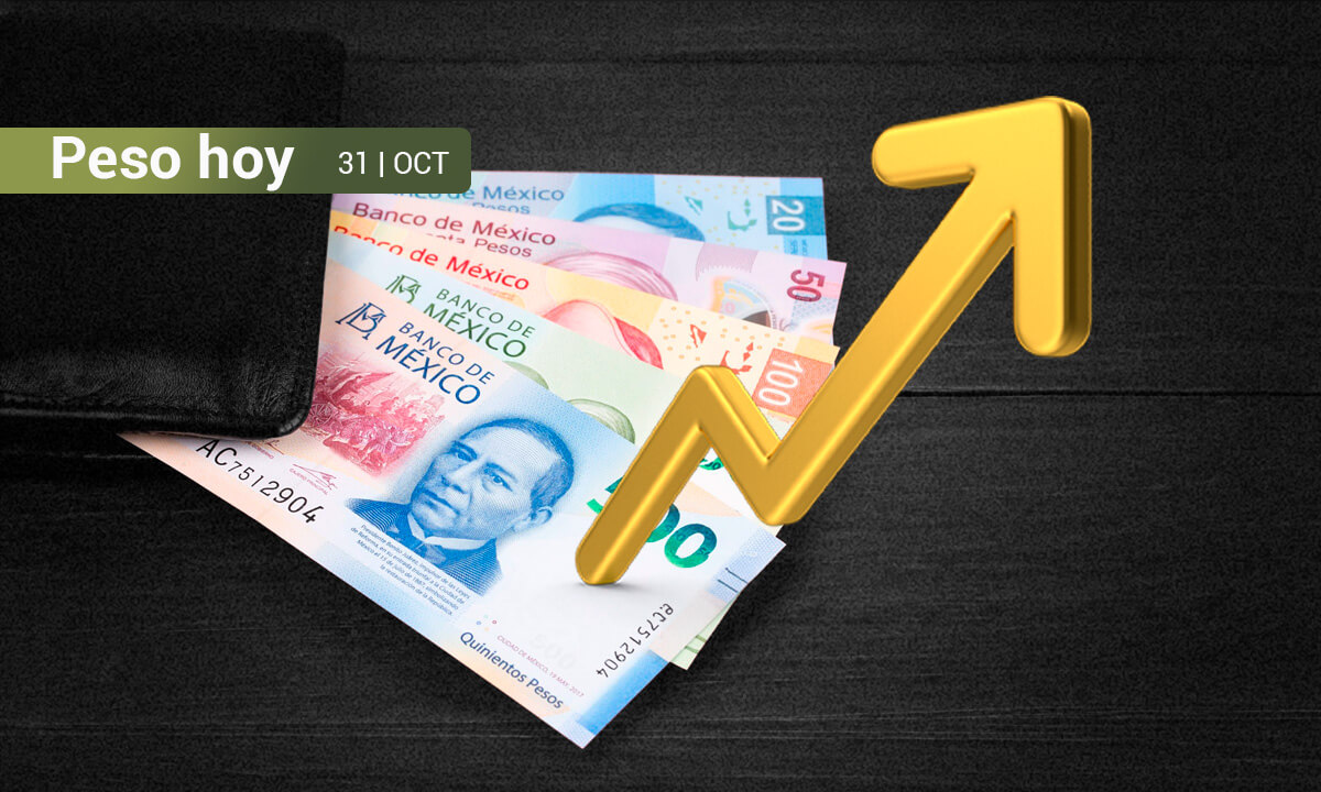 Peso mexicano corrige la caída de la sesión previa mientras analiza datos económicos globales