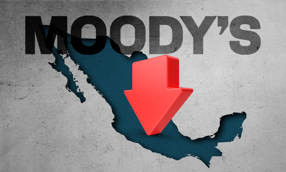 Moody’s cambia la perspectiva de la calificación de México a negativa