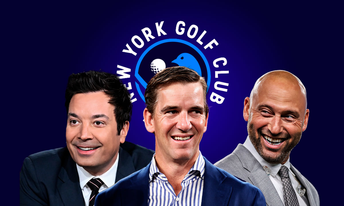 Jimmy Fallon. Eli Manning y Derek Jeter, nuevos inversionistas del TGL New York Golf Club