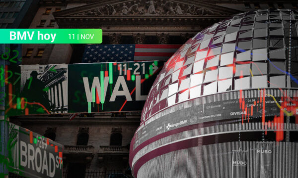 BMV retrocede y Trump impulsa a Wall Street; Dow Jones y S&P 500 alcanzan nuevos máximos