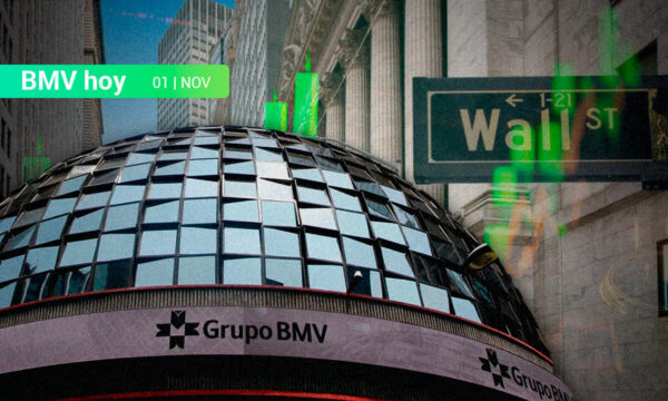 BMV y Wall Street cierran con contrastes este viernes; todos los índices caen en la semana