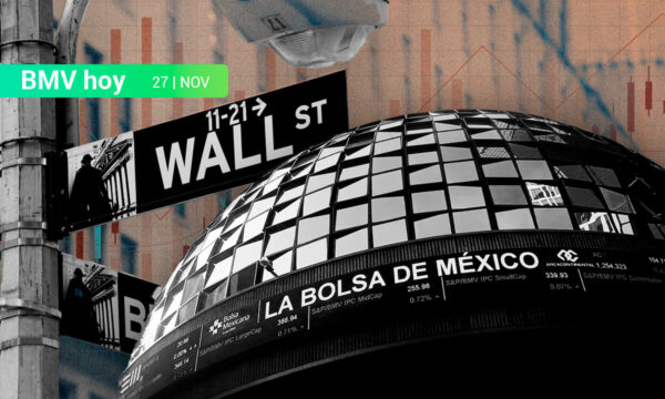 BMV avanza este miércoles mientras Wall Street es golpeado por Trump y las tecnológicas