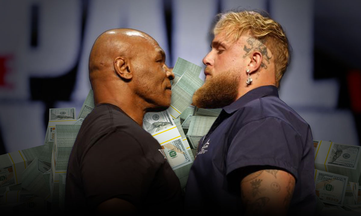 Jake Paul y Mike Tyson logran récord de ganancias; esta es la cifra que generó su pelea