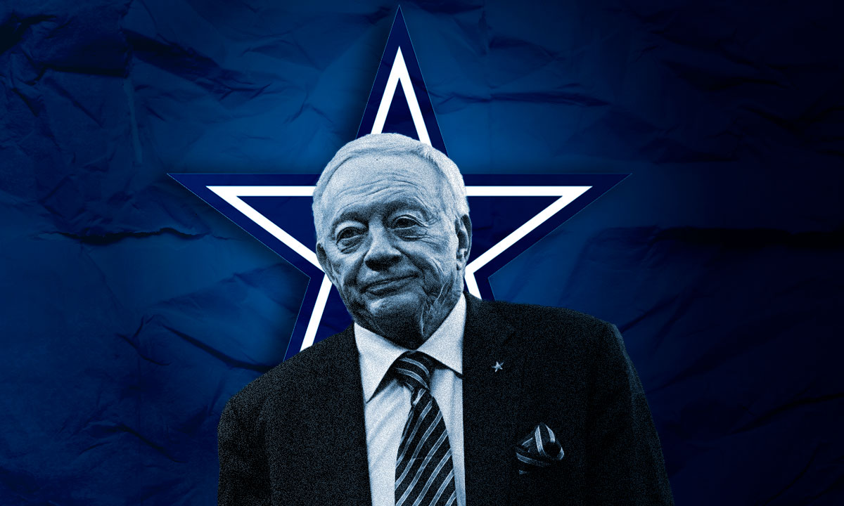 Jerry Jones, dueño de los Dallas Cowboy: afortunado en los negocios, pero no en el emparrillado