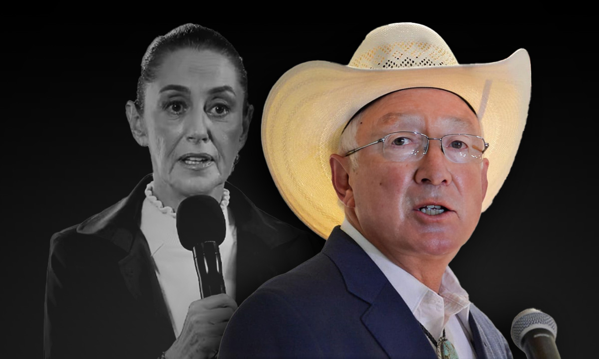 Ken Salazar pide a Claudia Sheinbaum invertir en seguridad; critica estrategia de AMLO