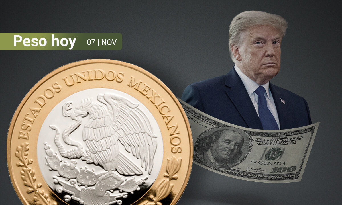 Peso reta a Trump y se aprecia ante el dólar tras conocer la inflación de México