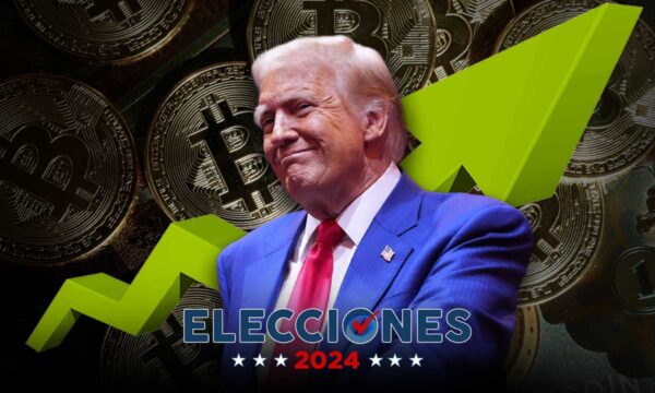 Precio del Bitcoin se dispara tras los primeros resultados que favorecerían a Trump