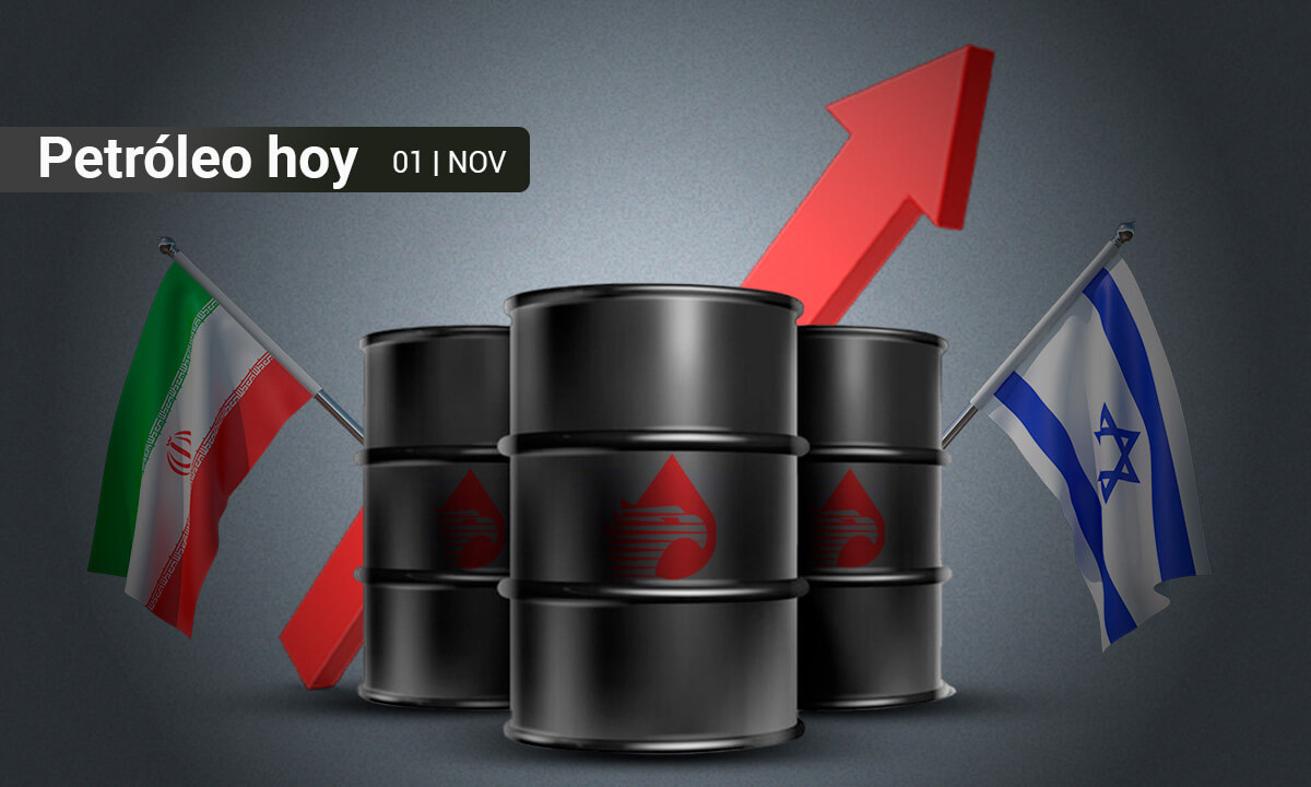 Petróleo sube más de 1% ante posible ataque de Irán contra Israel