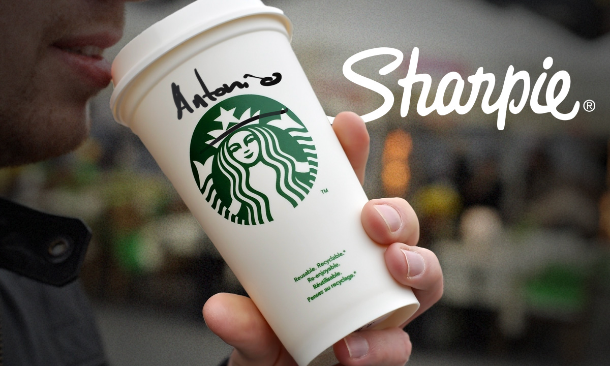 Starbucks planea volver a sus raíces con el uso de marcadores Sharpies; esta será su estrategia