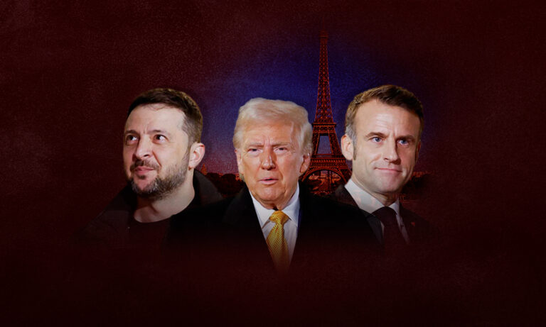 Trump y Macron se reunen con Zelenski en París