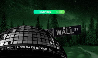 BMV retrocede y Wall Street avanza en la víspera de Navidad