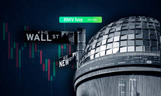 BMV y Wall Street avanzan este viernes, pero caen en la semana