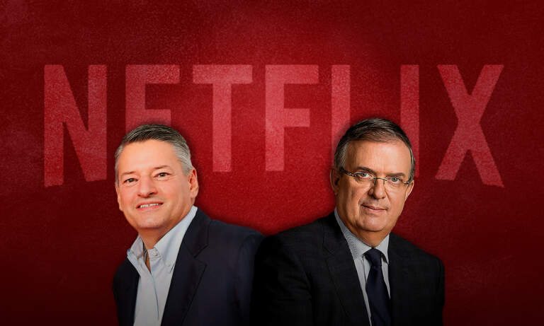 Ebrard se reúne con CEO de Netflix: habrá buenas noticias, adelanta