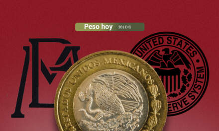 Peso mexicano apunta cuatro semanas con ganancias ante el dólar, su mejor racha desde enero