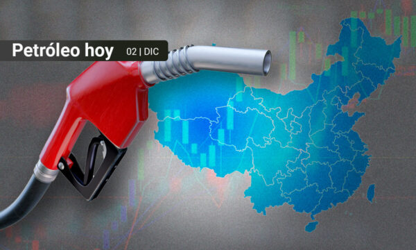 Precios del petróleo suben ligeramente con el apoyo de China y la mira en Medio Oriente