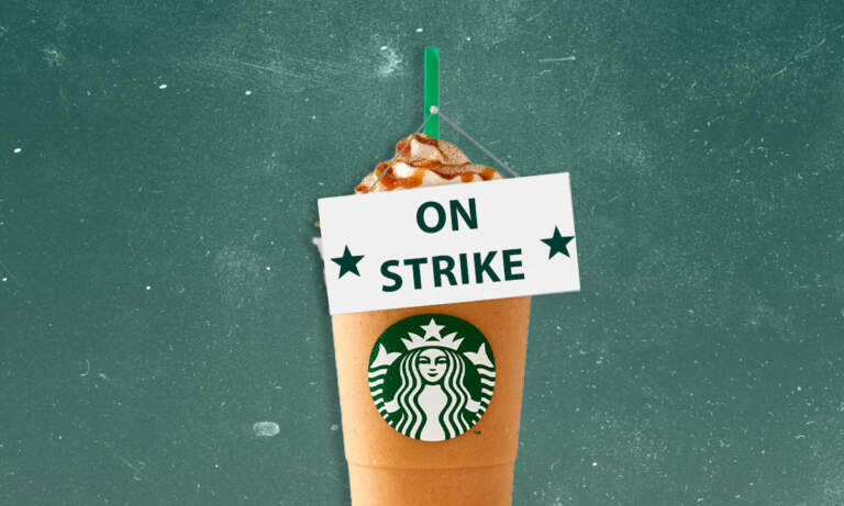 Adiós a los frappes, baristas de Starbucks se van a huelga